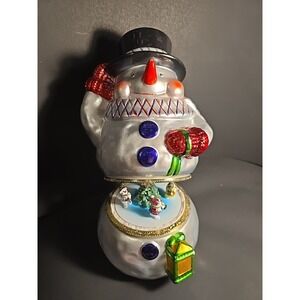 Mr. Christmas Music Box Snowman For Decoration Only SEE Description‎